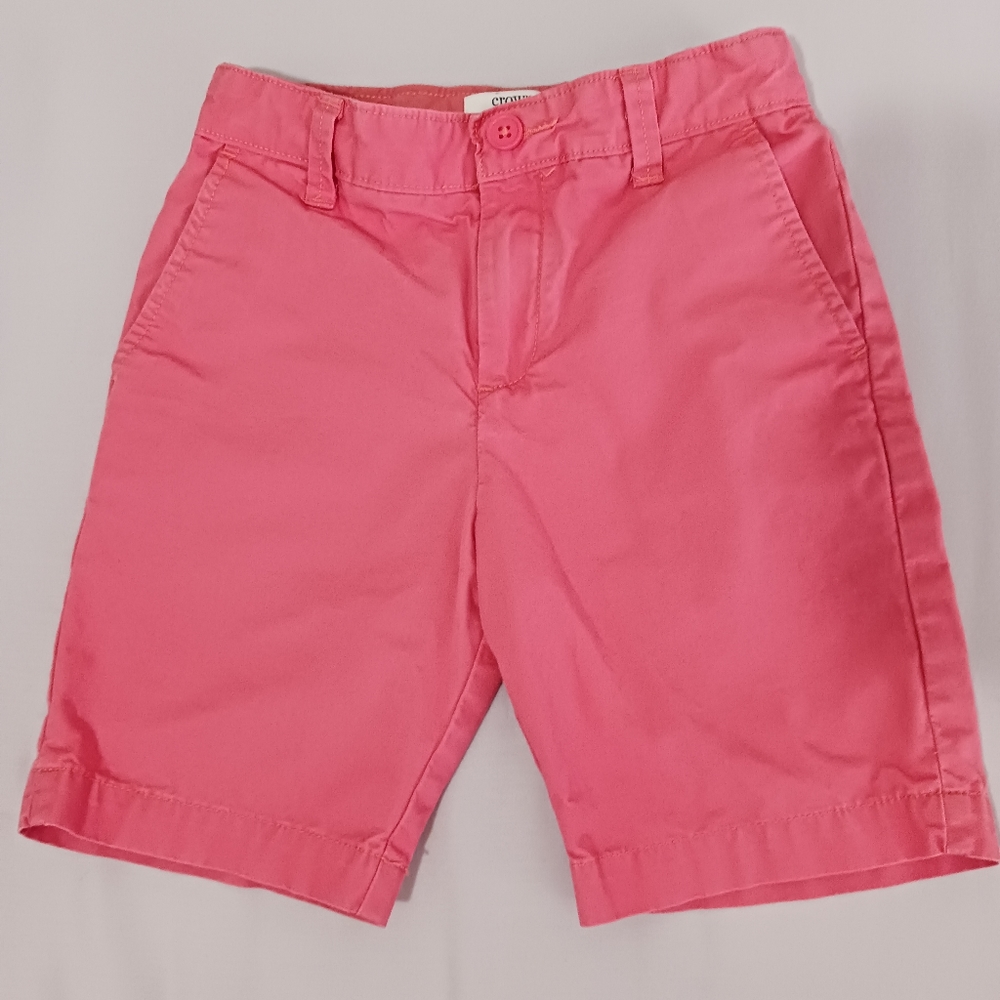 Crown And Ivy Kids Boys 6 Nantucket Red Stretch Chino Style Shorts EUC